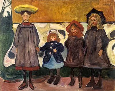 Four Girls in Asgardstrand Edvard Munch
